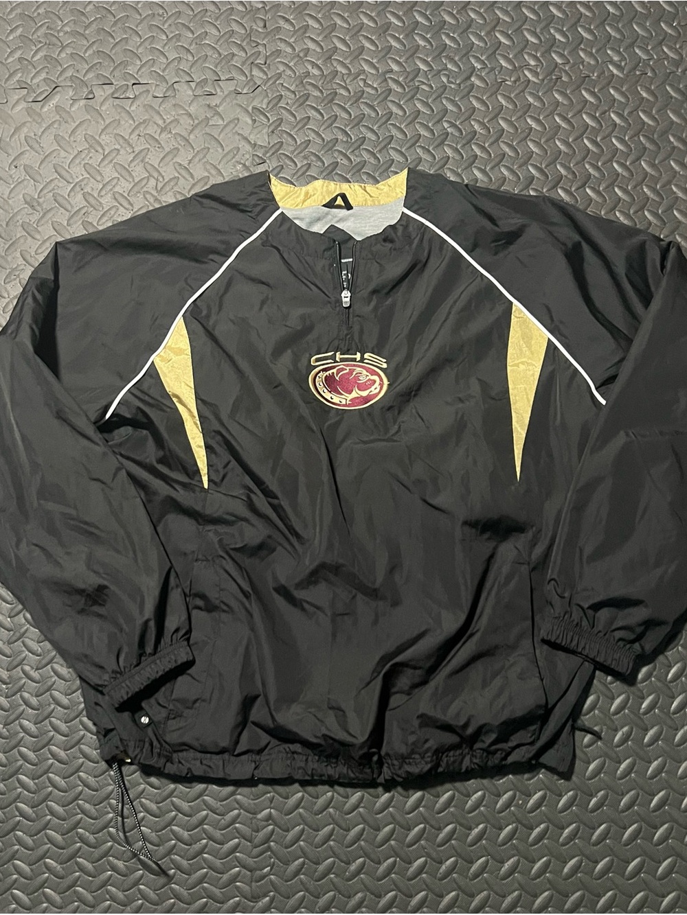 Holloway Black and Gold Pullover Crewneck Sweatshirt